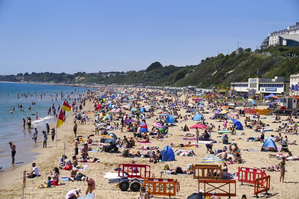 The UK has enjoyed the hottest day of the year so far with the temperature reaching 28.6C at Heathrow airport (Steve Parsons/PA)