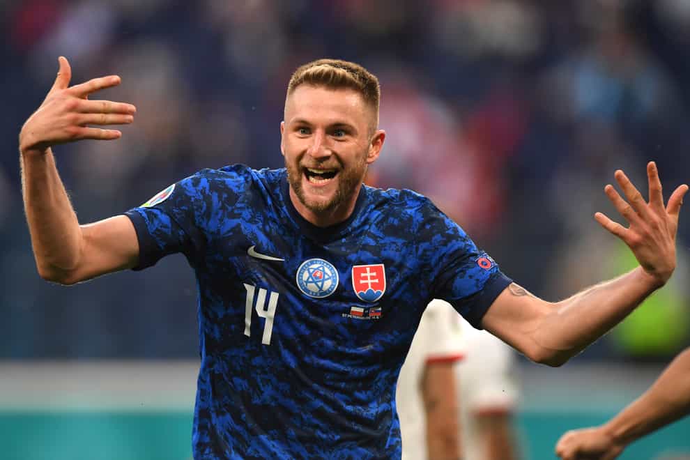 Milan Skriniar scored the winner as Slovakia stunned Poland