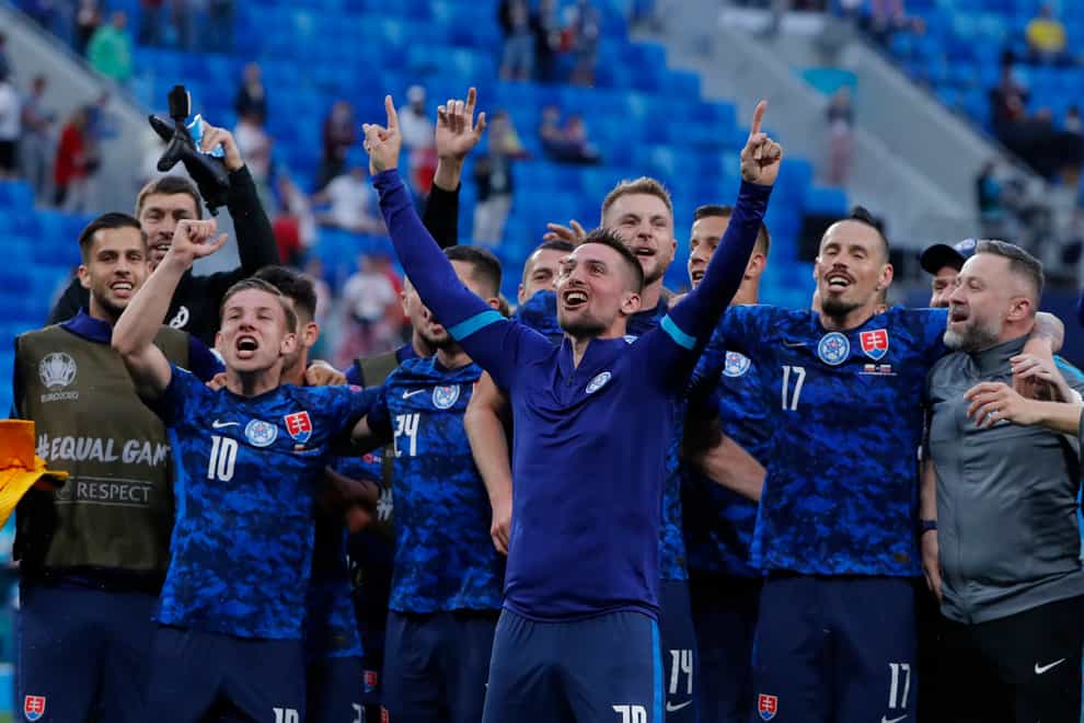 Slovakia claimed a famous win over Poland