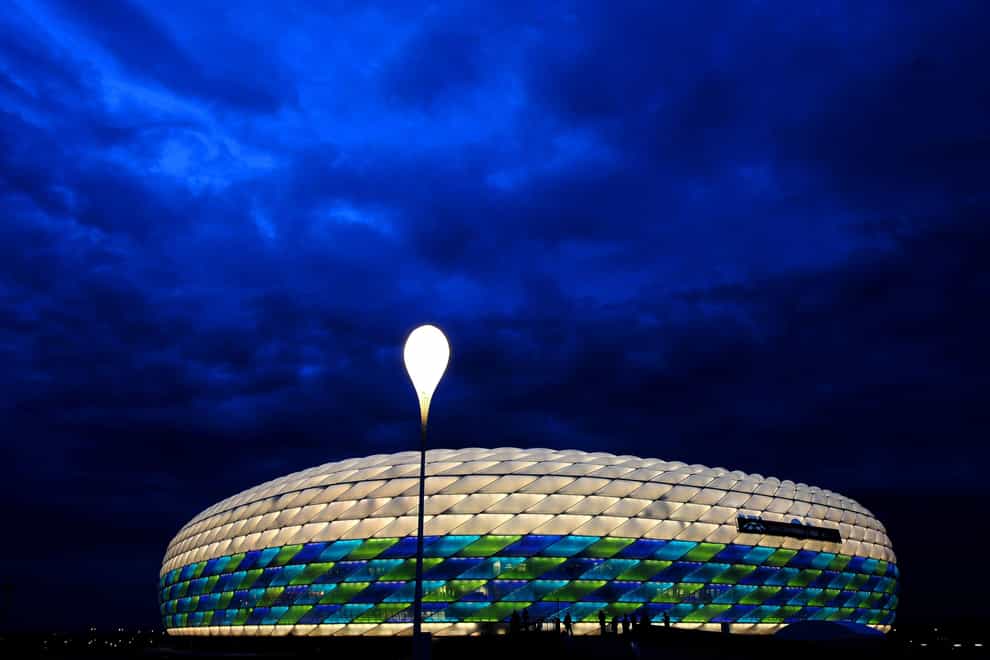 <p>The Allianz Arena</p>
