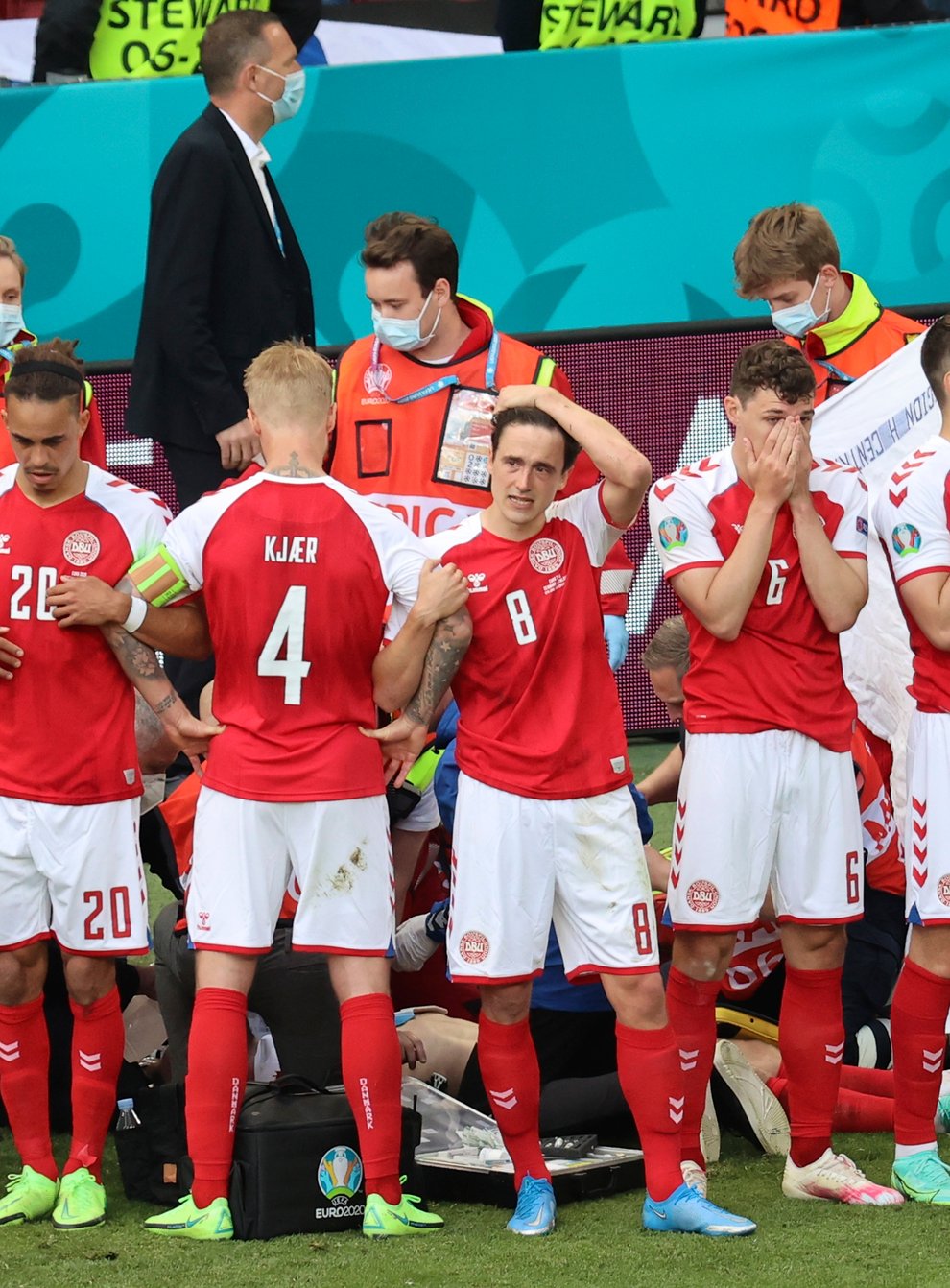 <p>Denmark are back in action for the first time since their harrowing experience at the weekend</p>