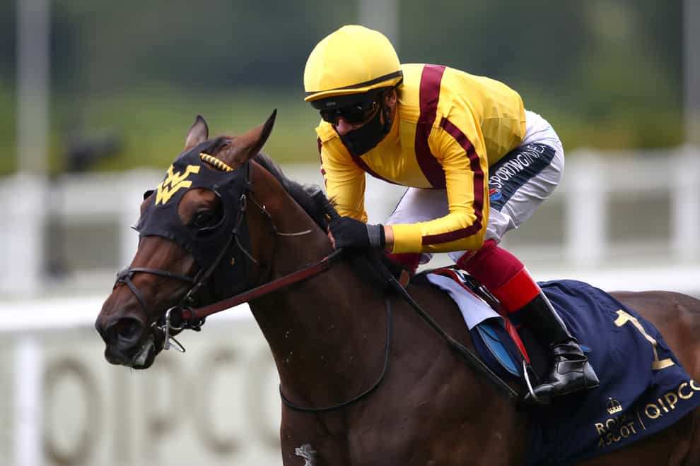 Campanelle, ridden by Frankie Dettori, winning the Queen Mary Stakes during day five of Royal Ascot at Ascot Racecourse