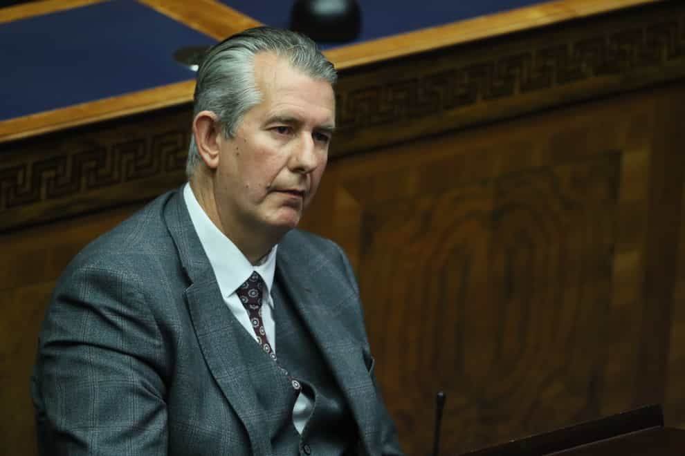 Edwin Poots in the Chamber on Thursday