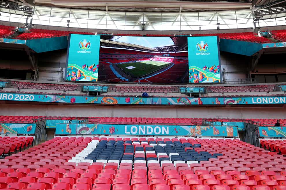 <p>Wembley is due to host the semi-finals and the final of Euro 2020</p>