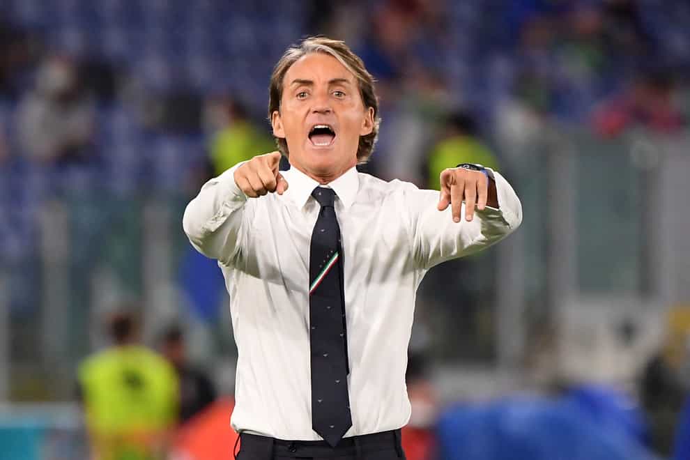 Italy manager Roberto Mancini