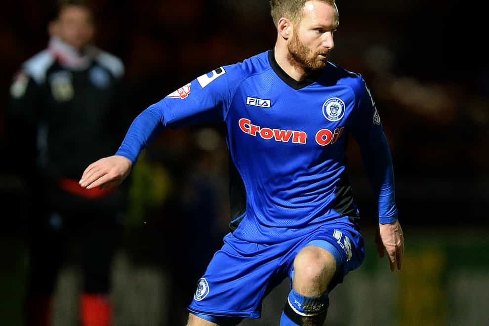 Matty Done in action for Rochdale