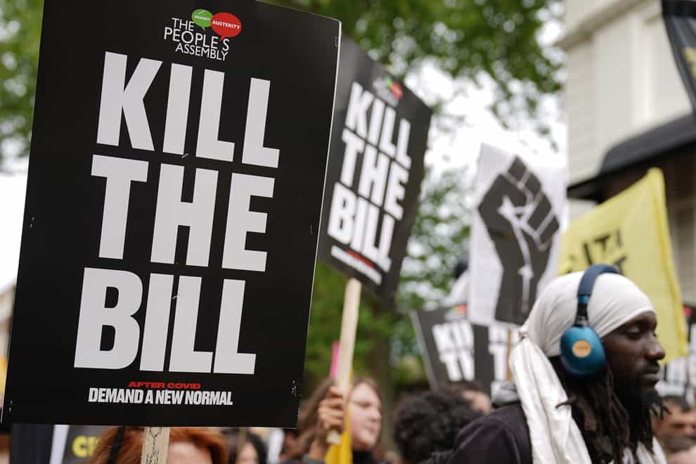 ‘Kill the Bill’ protests