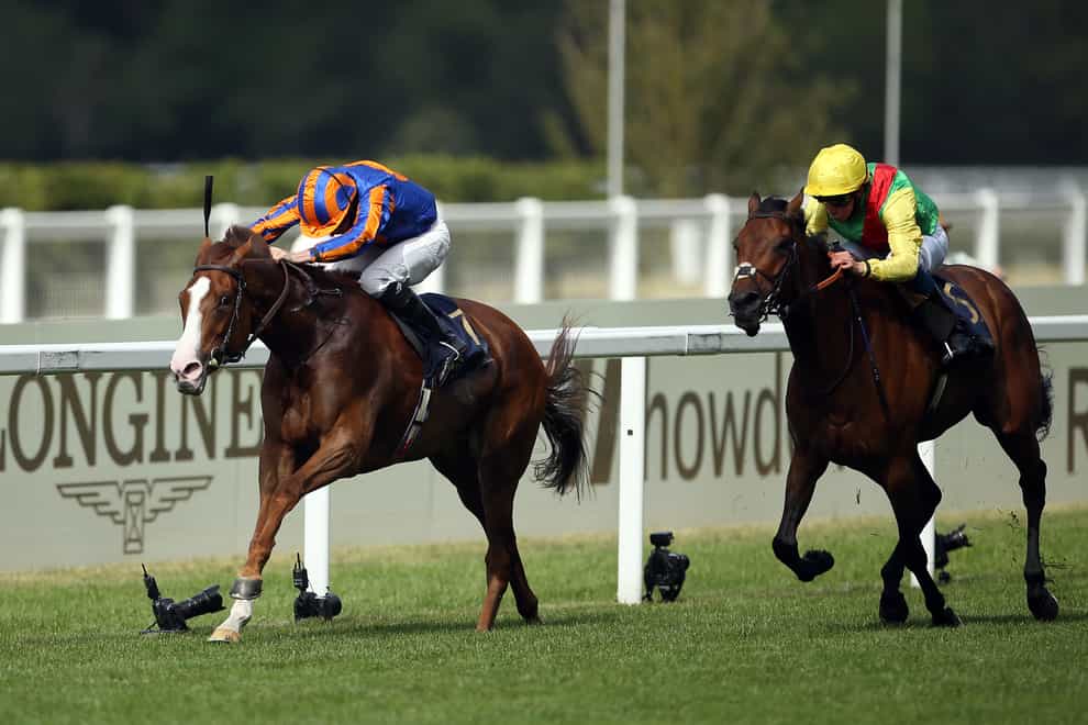 Love returned from a lengthy absence to win the Prince of Wales's Stakes