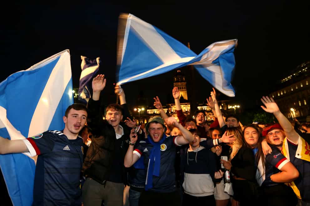 <p>Scotland fans</p>