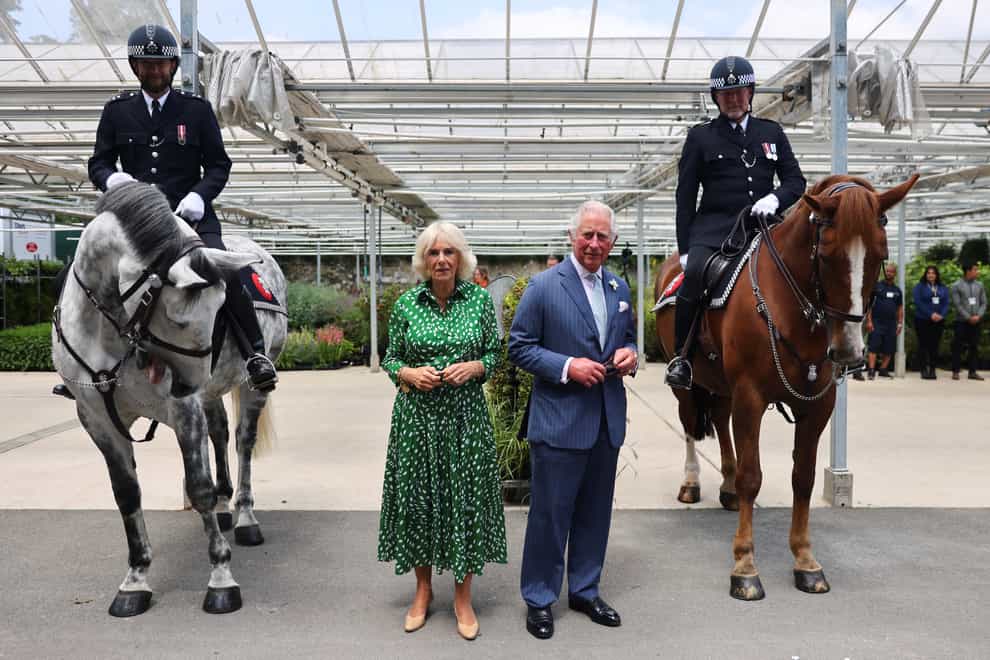The Prince of Wales and Duchess of Cornwall at Hyde Park