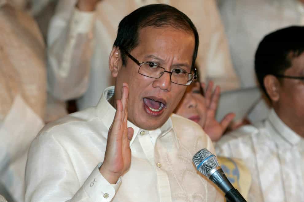File photo of former Philippine President Benigno Aquino III