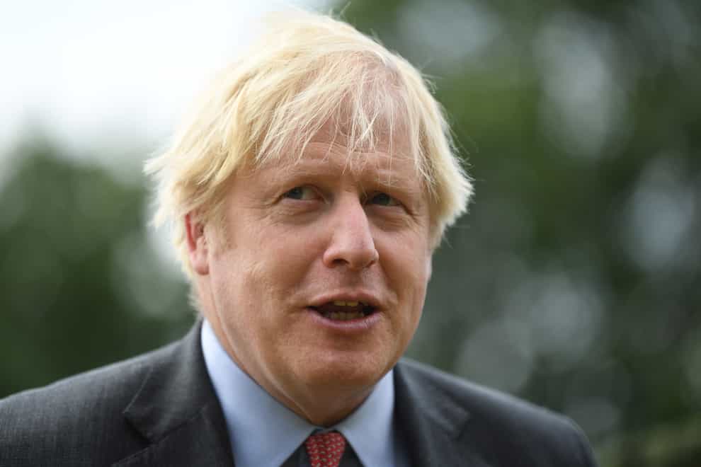 Prime Minister Boris Johnson visits Aldershot Garrison