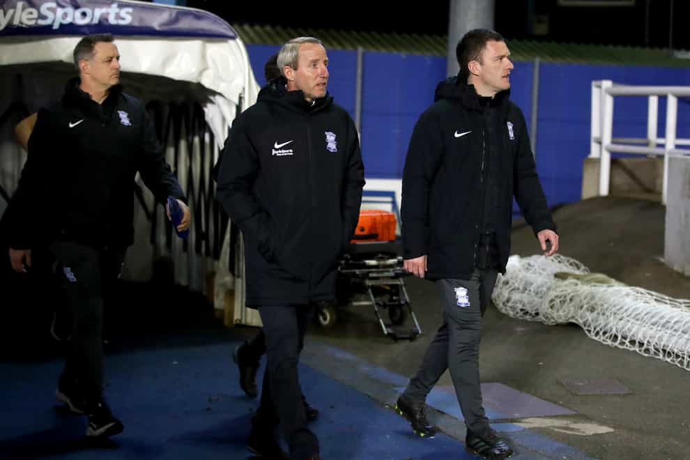 Lee Bowyer and Craig Gardner walk out of the tunnel