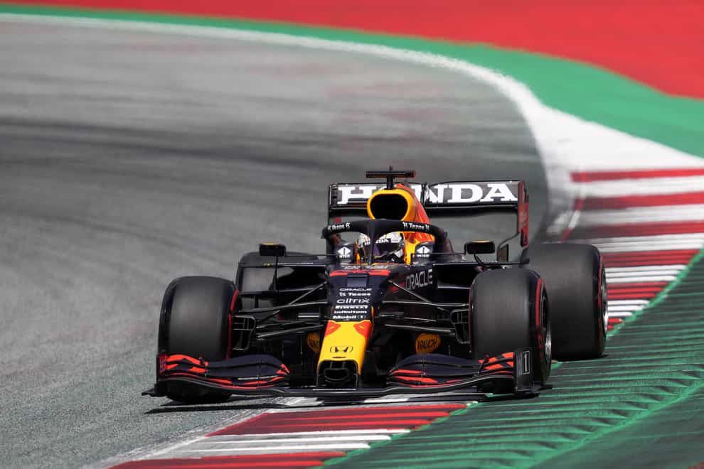 Red Bull driver Max Verstappen takes pole position for Sunday's Styrian Grand Prix