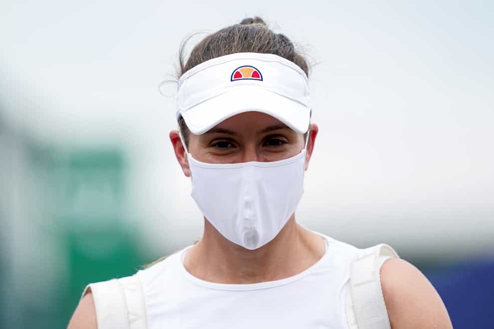 Johanna Konta is out of Wimbledon after a member of her team tested positive for coronavirus