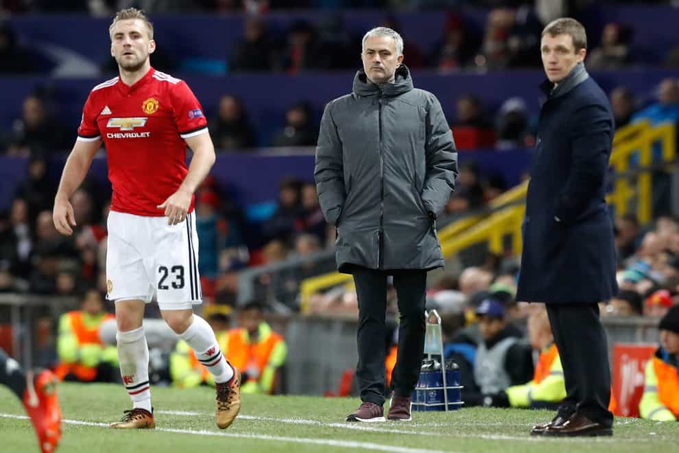Manchester United’s Luke Shaw is ignoring comments by former manager Jose Mourinho