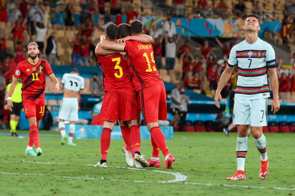 Belgium ended Portugal's reign as European champions