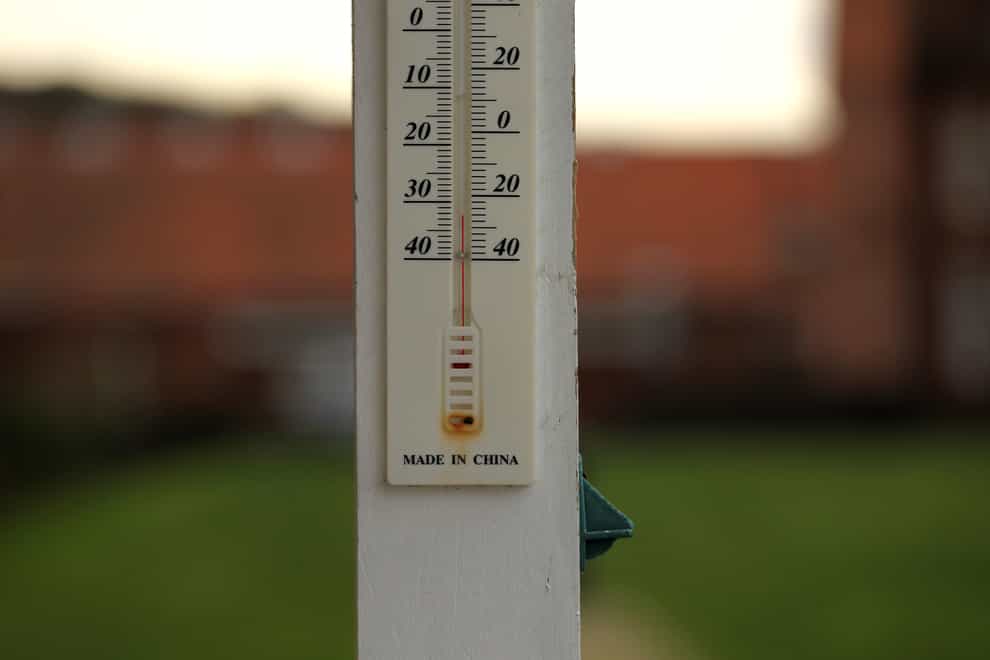 A thermometer (Stephen Pond/PA)