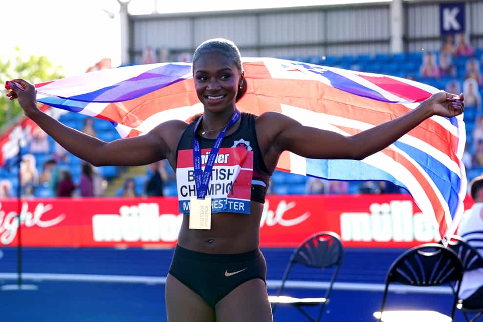 Dina Asher-Smith continued her Olympic countdown in Manchester