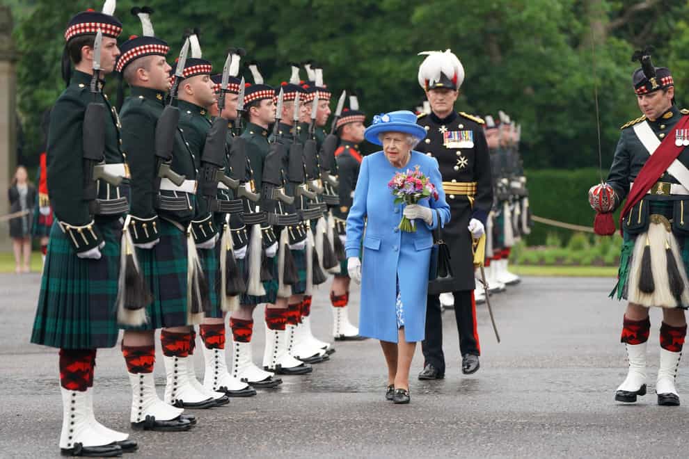 Queen at Ceremony of the Keys
