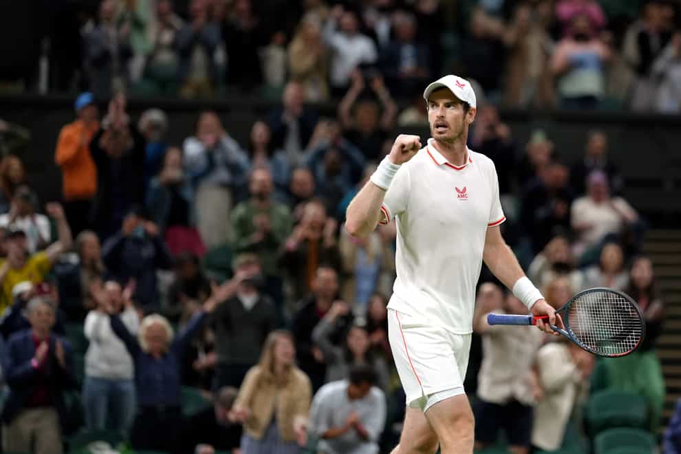 Andy Murray won his first Wimbledon singles match in four years