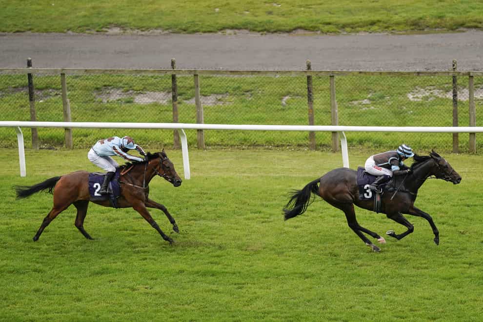 Arenas Del Tiempo and gallop to victory in the Brighton Supports Racing Staff Week Handicap