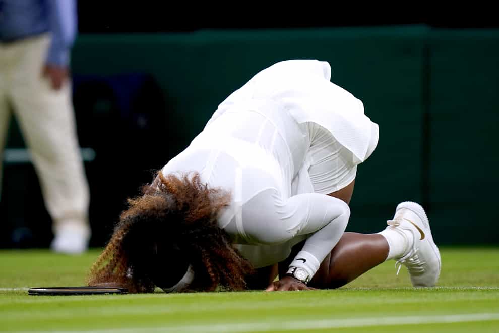 <p>Serena Williams has been forced to retire hurt from Wimbledon</p>