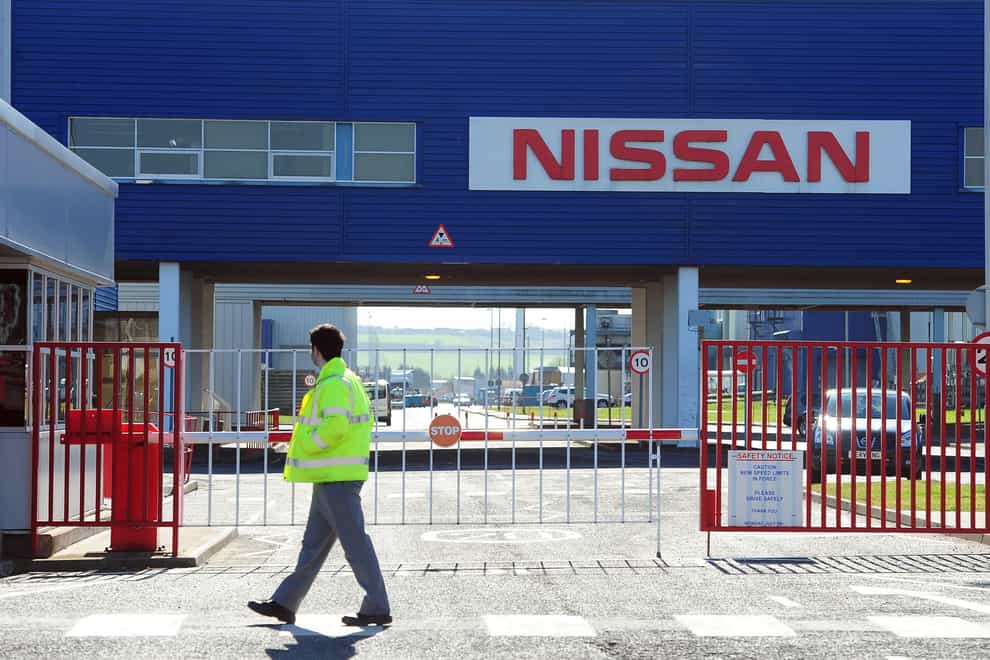 Nissan's factory in Sunderland (Owen Humphreys/PA)