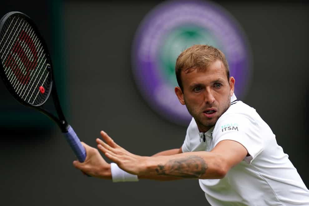 Dan Evans impressed on his way to the third round at Wimbledon