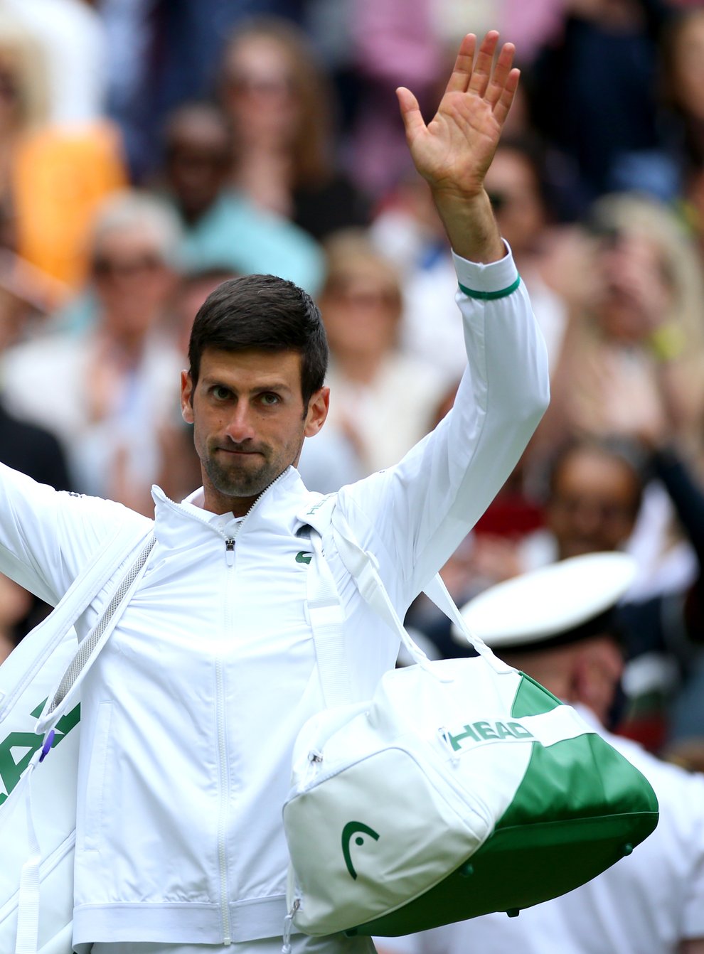 Novak Djokovic was joined in the third round by former Wimbledon champion Andy Murray
