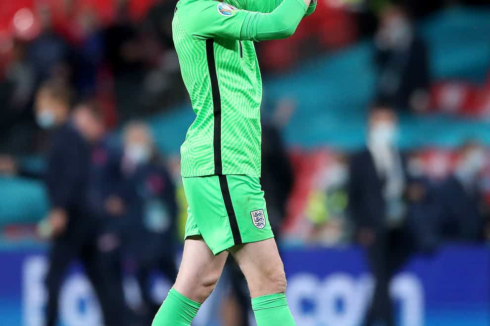 Jordan Pickford has not conceded a goal in England's first four games at Euro 2020