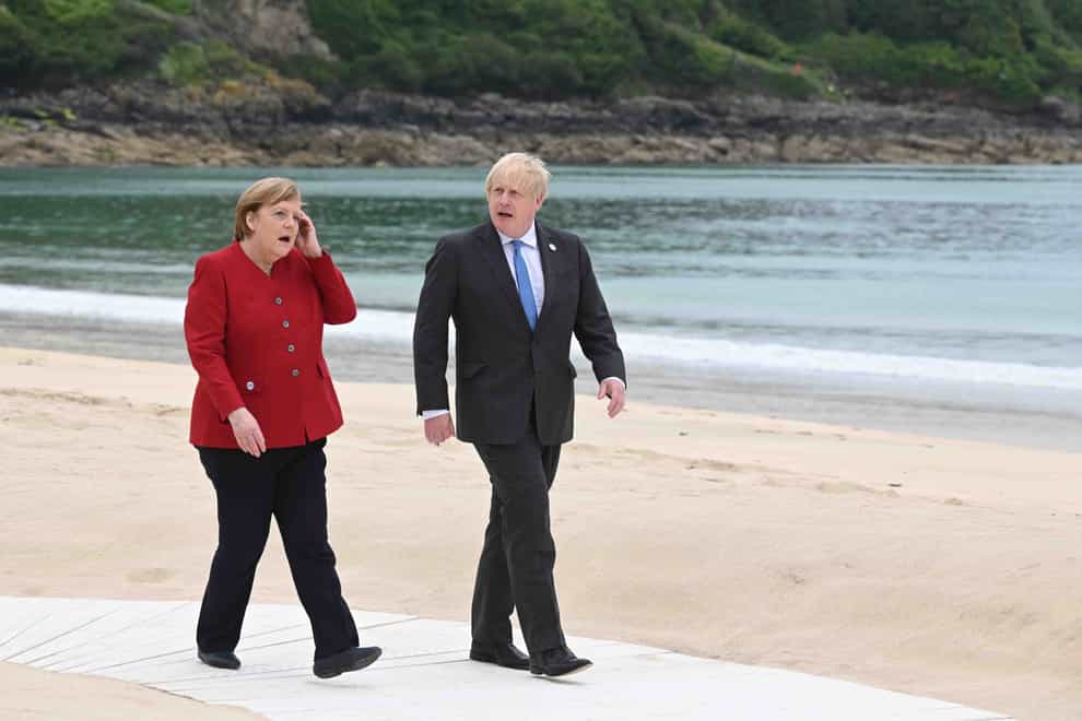 The two leaders last met at the G7 summit in Cornwall last month