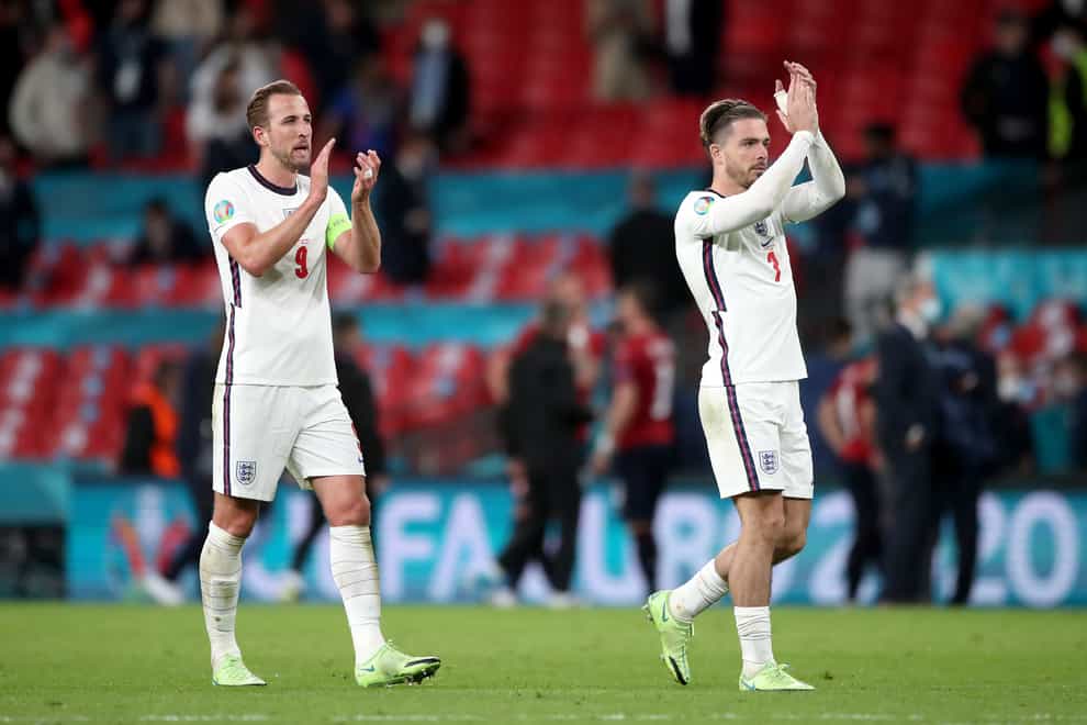 Jack Grealish has heaped praise on England captain Harry Kane