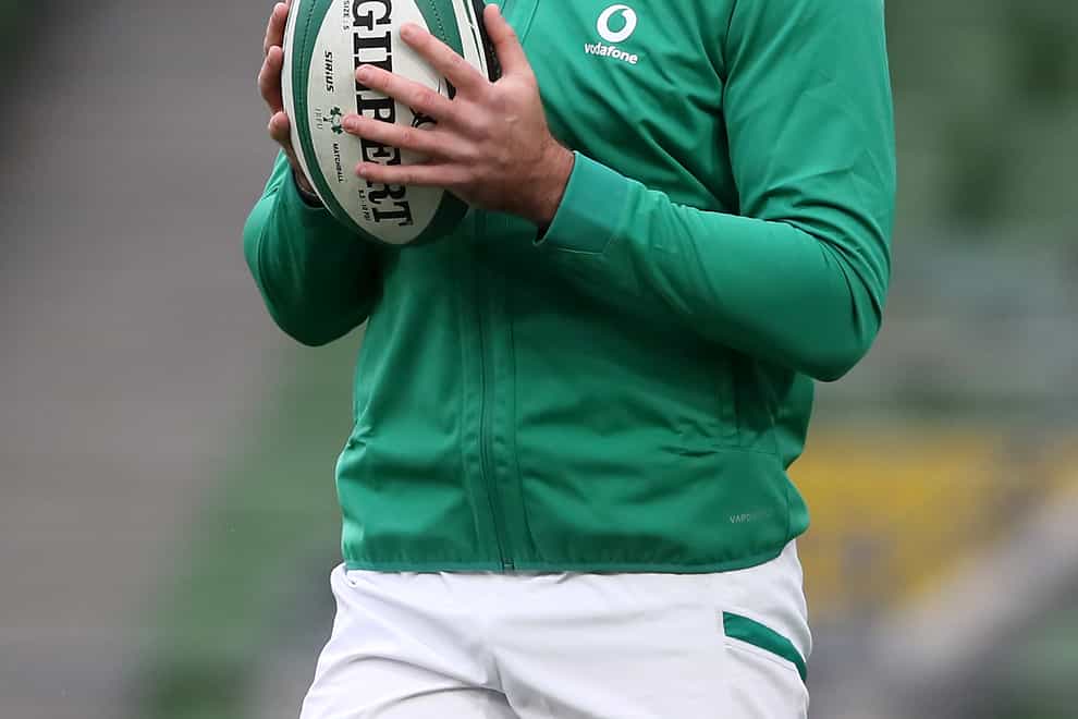Jacob Stockdale will earn his 35th Ireland cap on Saturday afternoon (Brian Lawless/PA)