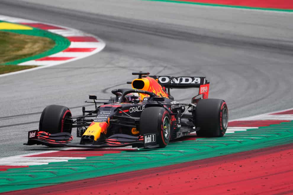 Max Verstappen finished fastest in the first practice session