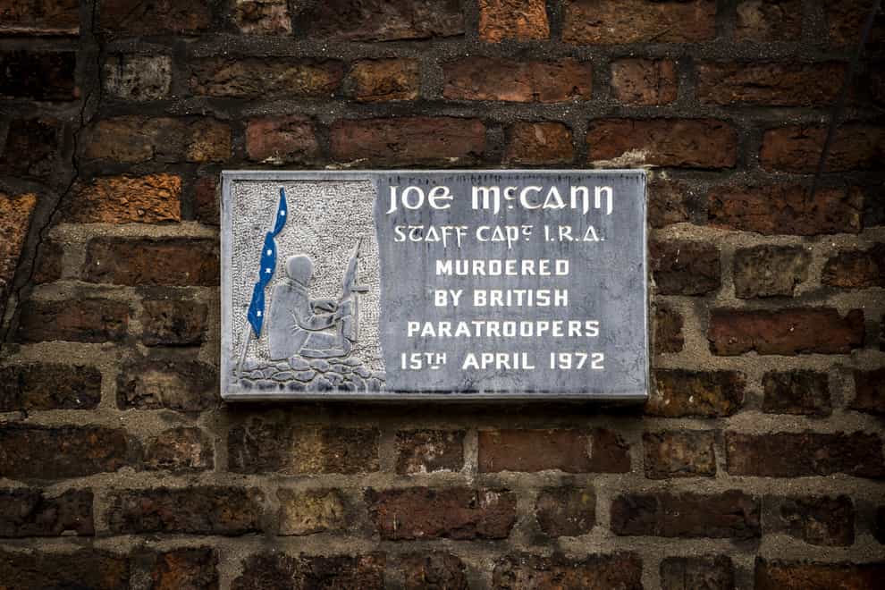 Joe McCann plaque