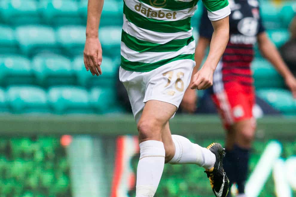 Jack Aitchison playing for Celtic