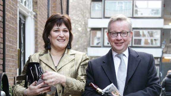 <p>Michael Gove and his wife, journalist Sarah Vine</p>