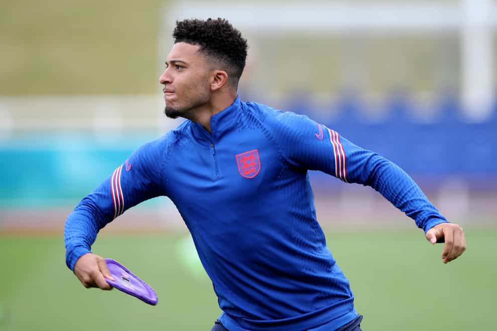 Jadon Sancho has been at his best in training, says Gareth Southgate