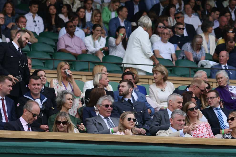 Wimbledon Royal Box guests