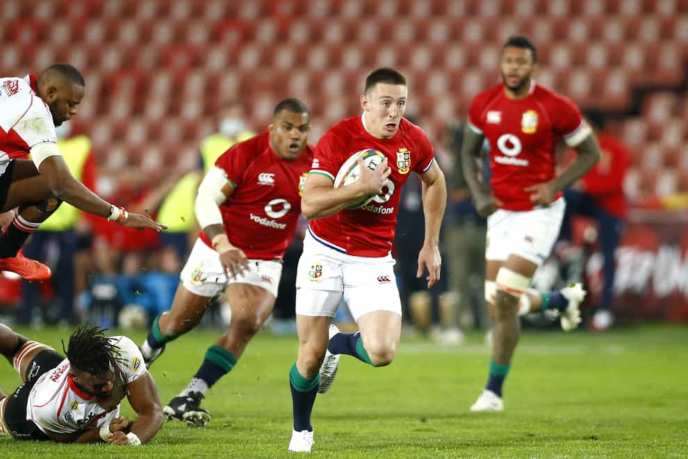 Josh Adams scored four tries as the British and Irish Lions claimed a big win