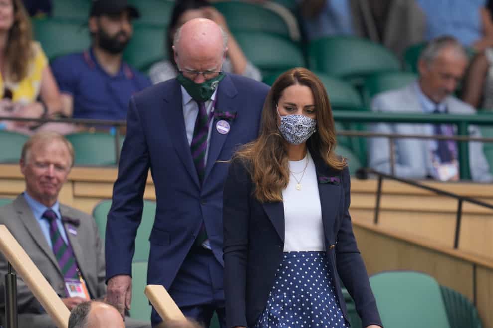 <p>Duchess of Cambridge at Wimbledon</p>