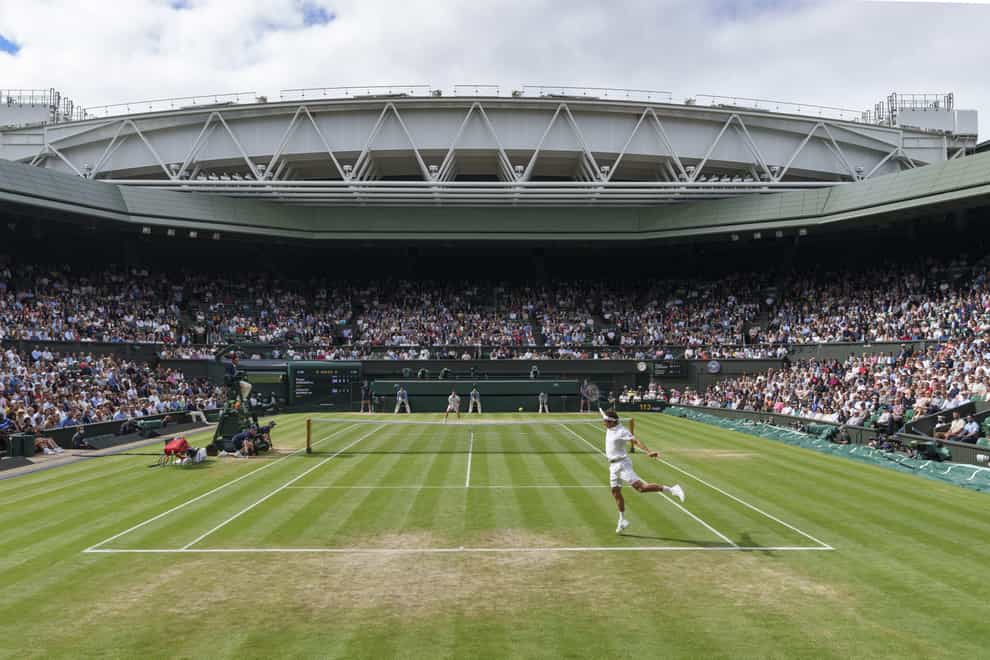 Centre Court and Court One will be at full capacity from Tuesday