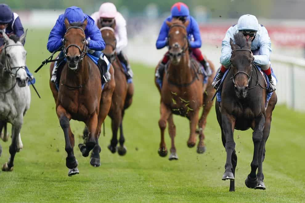 Primo Bacio winning the Oaks Farm Stables Fillies’ Stakes at York