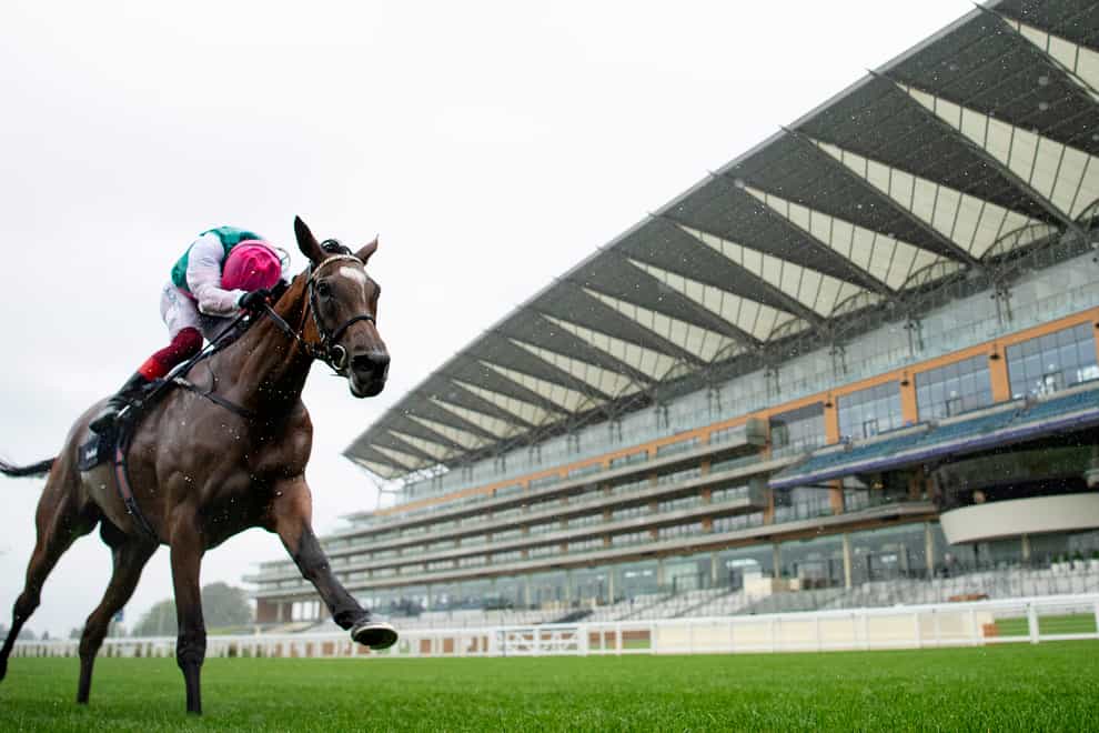 Enable ridden by jockey Frankie Dettori wins the King George VI and Queen Elizabeth QIPCO Stakes at Ascot