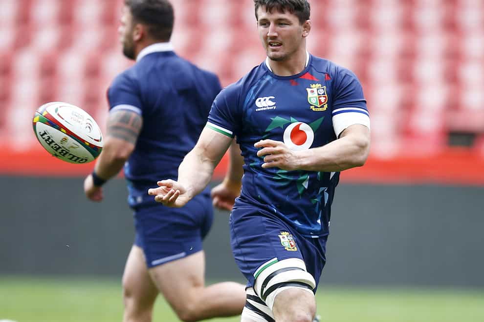 Tom Curry is embracing the competition for back row places in the Lions squad