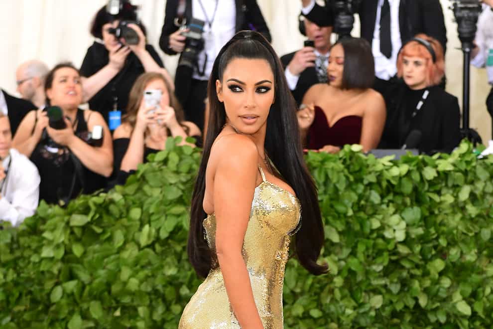 Kim Kardashian West attending the Metropolitan Museum of Art Costume Institute Benefit Gala 2018