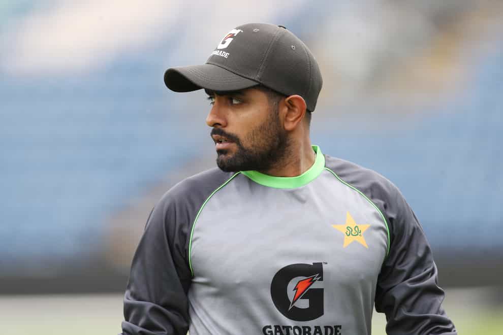 Babar Azam insisted there was no communication from within the Pakistan squad about abandoning their tour of England (David Davies/PA)