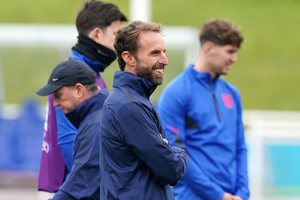 Gary Neville has urged Gareth Southgate (pictured) and his side to ensure they do not become "nearly men"