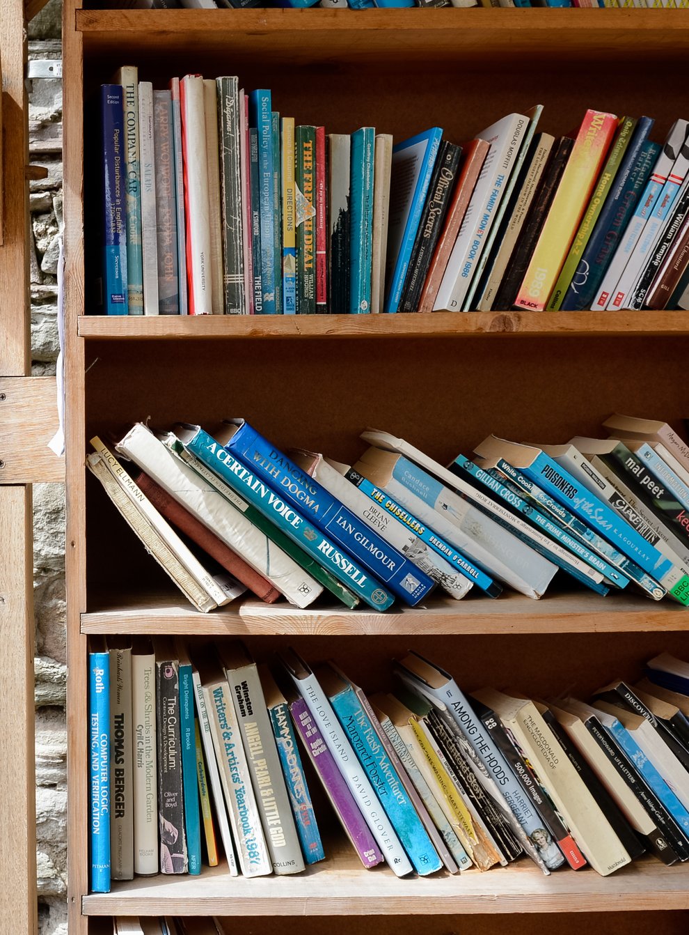 A book shelf (Ryan Phillips/PA)